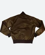 San Diego Padres Emma Stone Brown Letterman Varsity Jacket