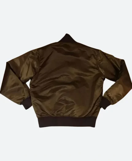 San Diego Padres Emma Stone Brown Letterman Varsity Jacket