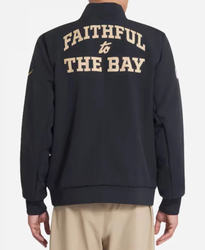 San Francisco 49ers Nike 2025 Rivalries Sideline Bomber Jacket