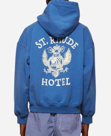 Seal St. Rhude Blue Pullover Hoodie