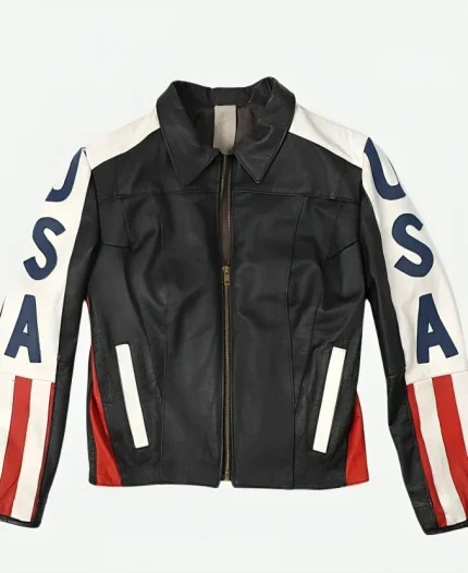 Selena Gomez American Flag Jacket