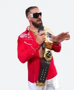 Seth Rollins WWE Raw Embroidered Shirt