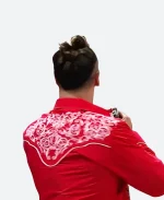 Seth Rollins WWE Raw Red Embroidered Shirt