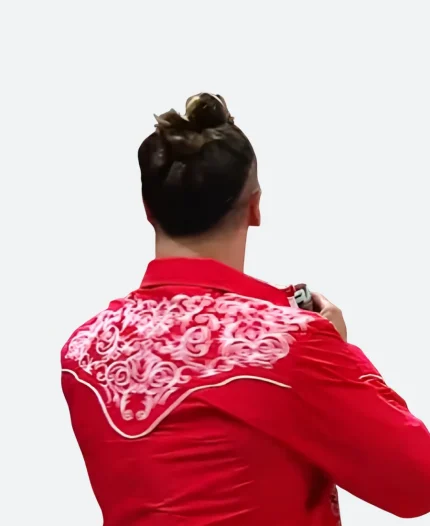 Seth Rollins WWE Raw Red Embroidered Shirt