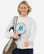 Sport & Rich Sophie Cunningham WNBA Playoffs 2025 White Sweatshirt