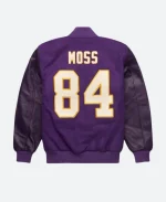 Starter Randy Moss X HOMAGE Purple Letterman Varsity Jacket