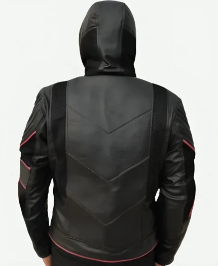 Stephen Amell Crisis On Earth X Dark Arrow Hooded Jacket