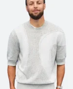 Stephen Curry US Open Tennis Championships 2025 Grey Sweatshirt For Sale