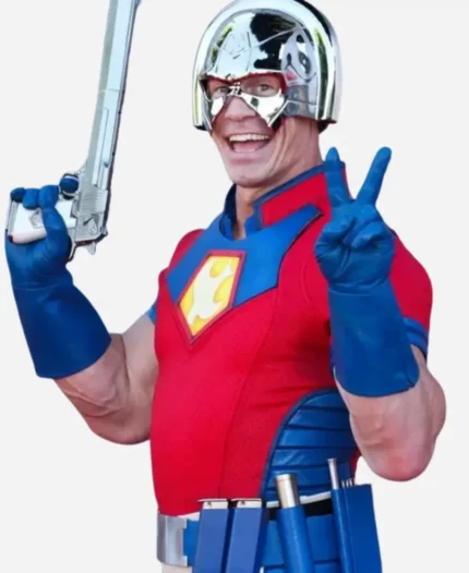 Suicide Squad John Cena Red and Blue Costume Jacket