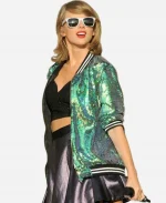 Taylor Swift Hyde Park Green Sequin Jacket