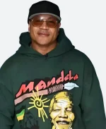 The Tonight Show LL Cool J Mandela Green Pullover Hoodie For Sale