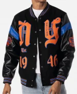 The Wild Collective Knicks Varsity Jacket