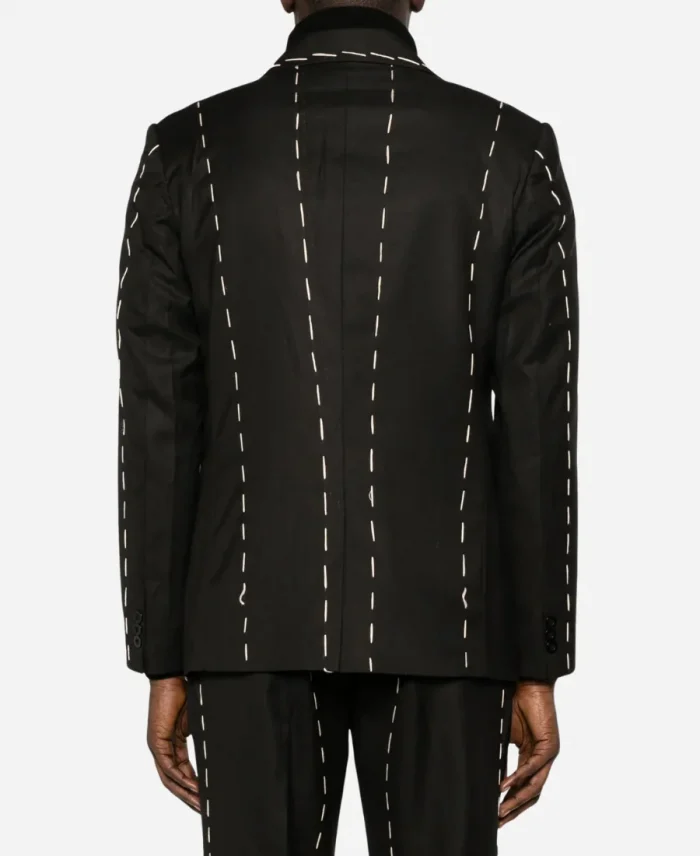 Travis Kelce Chiefs vs Chargers Black Suit