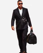 Travis Kelce Chiefs vs Chargers Black Suit For Sale