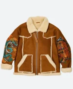 UGG X Palace Shearling Suede Leather Jacket