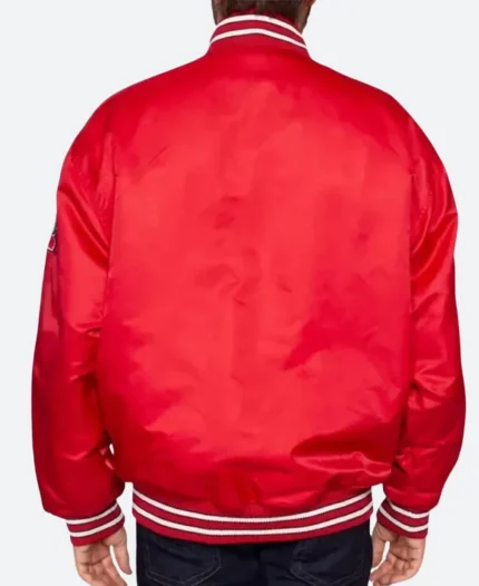 University Of Nebraska Red Varsity Jacket