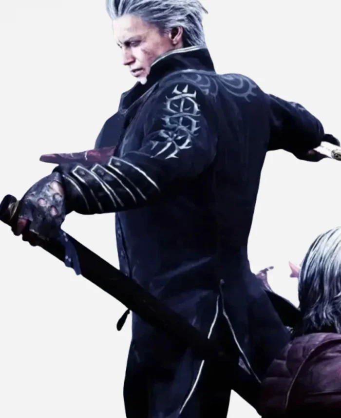 Vergil Devil May Cry 3 Leather Coat With Vest