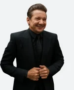 Wake Up Dead Man Movie Premiere Jeremy Renner Black Blazer