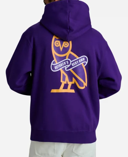 Wilfrid Laurier University OVO Purple Hoodie