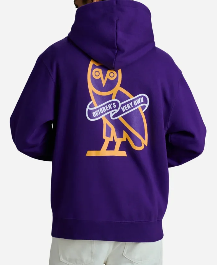 Wilfrid Laurier University OVO Purple Hoodie
