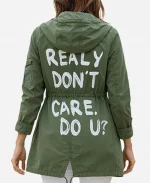I Really Don't Care Do U Melania Trump Cotton Coat Jacket -