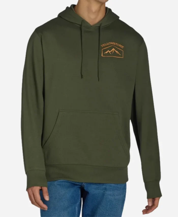 Yellowstone Green Dutton Ranch Hoodie