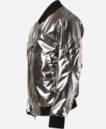 11 By Boris Bidjan Saberi Satin Silver Jacket
