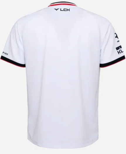 2025 T1 2nd Uniform White Pullover Jersey