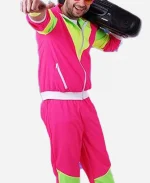 90s Windbreaker Pink Tracksuit