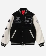 A BATHING APE x COMME des GARCONS OSAKA Varsity Jacket