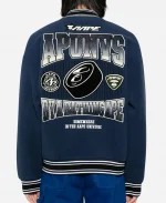 AAPE BY A BATHING APE logo Blue varsity jacket