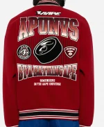 AAPE BY A BATHING APE logo Red varsity jacket