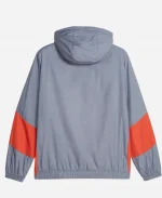 AC Milan Pre Match Grey Zipper Style Hooded Jacket