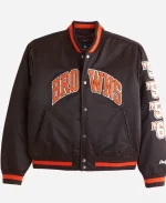 Abercrombie Cleveland Brown Bomber Jacket