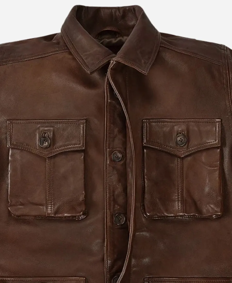 Ackles Supernatural Season 7 Tv Series Dean Winchester Brown Leather Jacket Ackles Supernatural Season 7 Tv Series Dean Winchester Brown Leather Jacket