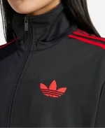 Adidas Adicolor Classic Firebird Loose Track In Black