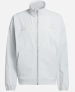Adidas Mahomes Premium Too Cold Woven ZNE White Track Jacket