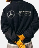 Adidas Para Bad Bunny x Mercedes-AMG Formula 1 Racing Jacket - Grey