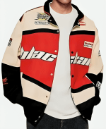 Air Racing Style Varsity Red Jacket