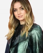 Ana De Armas Blade Runner Green Jacket