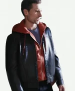 Andrew W. Walker The Reluctant Royal Movie Johnny Payne Dark Brown Leather Jacket