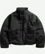 Anti Social Club Standard Issues Black Puffer jacket