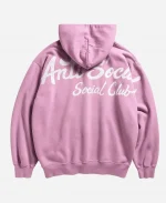 Anti Social Social Club Airbrushed Hoodie - Pink