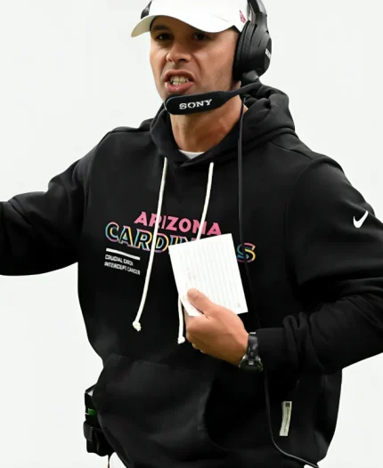 Arizona Cardinals 2025 Coach Jonathan Gannon Crucial Catch Hoodie