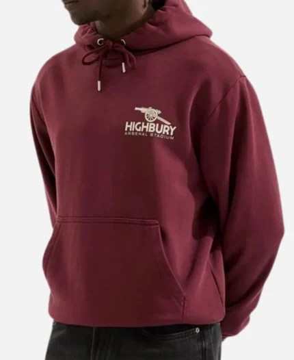 Arsenal Classics East Stand Burgundy Hoodie