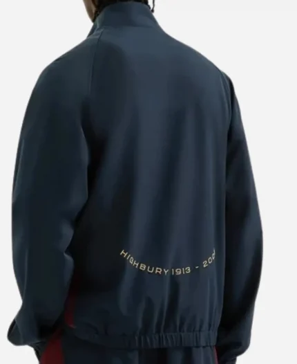 Arsenal Classics Iconic Highbury Stadium Navy Blue Track Jacket