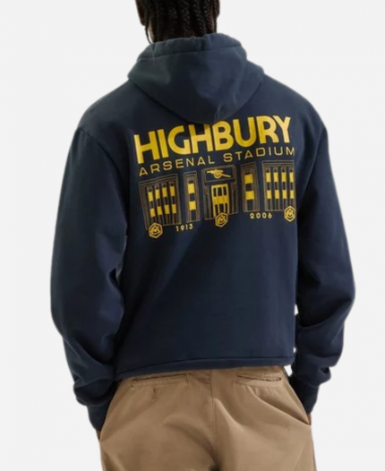 Arsenal Classics Navy East Stand Pullover HoodieÂ