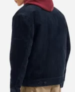 Arsenal Embroidered A.F.C Classics Decades Corduroy Worker Jacket - Blue