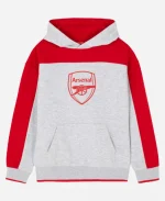 Arsenal FC Grey & Red Hoodie