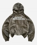 Artificial Intelligence Pullover Style Grey Hoodie